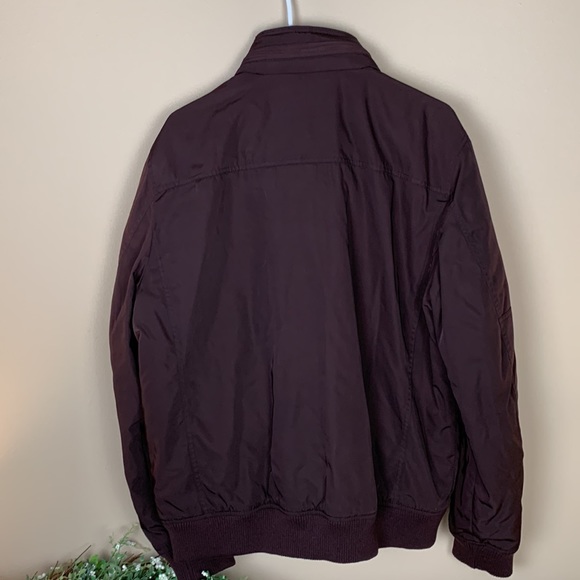 NWOT Tommy Hilfiger Men’s Chocolate Brown  Bomber Jacket Size Large - Picture 2 of 10
